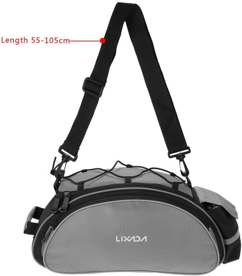 Versatile 13L Bicycle Back Pannier Bag - Perfect for Mountain Biking and Outdoor Adventures