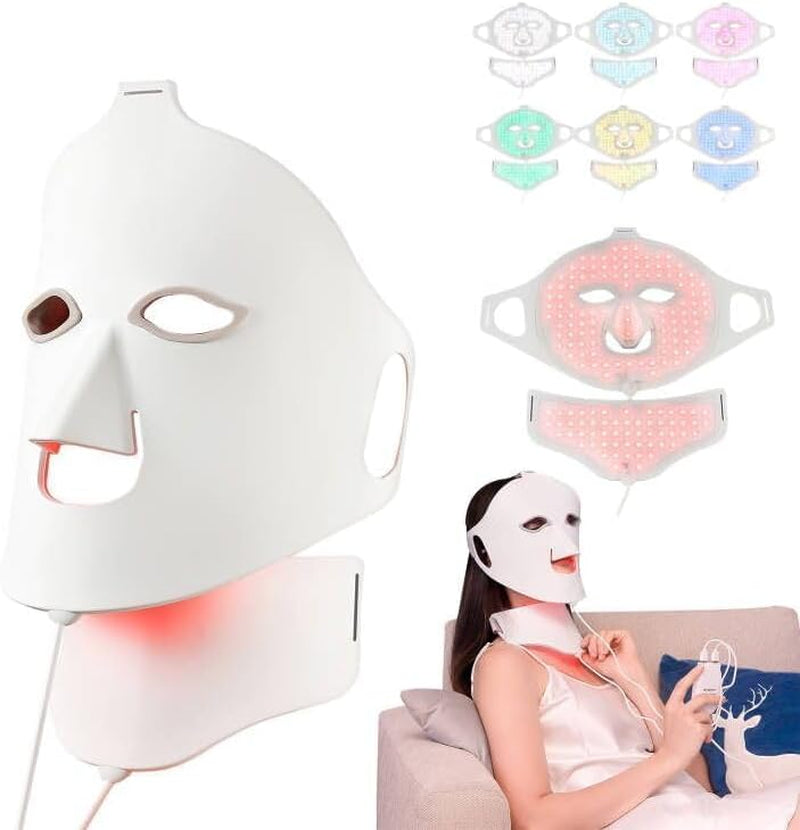 Revitalize Your Skin with Our LED Face Light Therapy Mask - Anti-Aging & Rejuvenating Mousse for a Youthful Glow