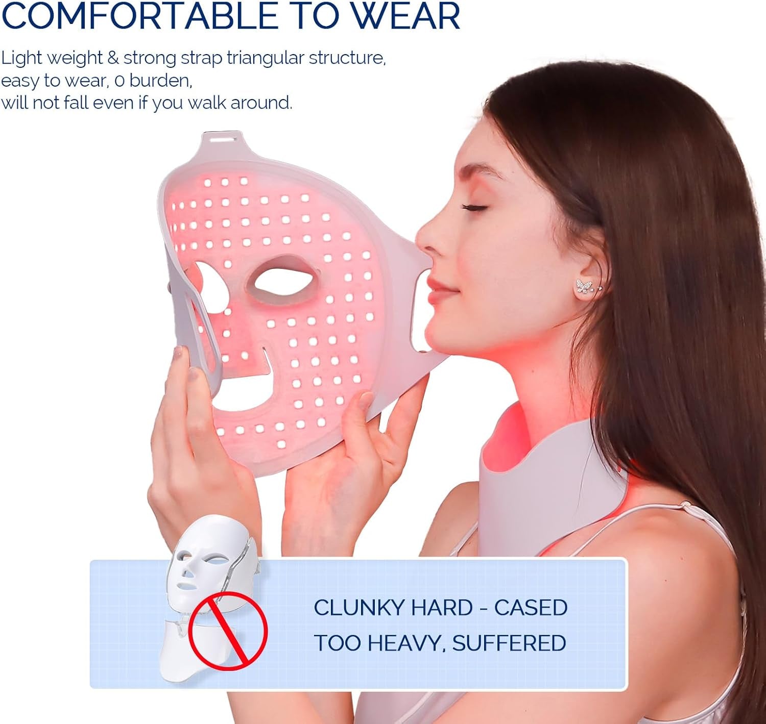 Revitalize Your Skin with Our LED Face Light Therapy Mask - Anti-Aging & Rejuvenating Mousse for a Youthful Glow