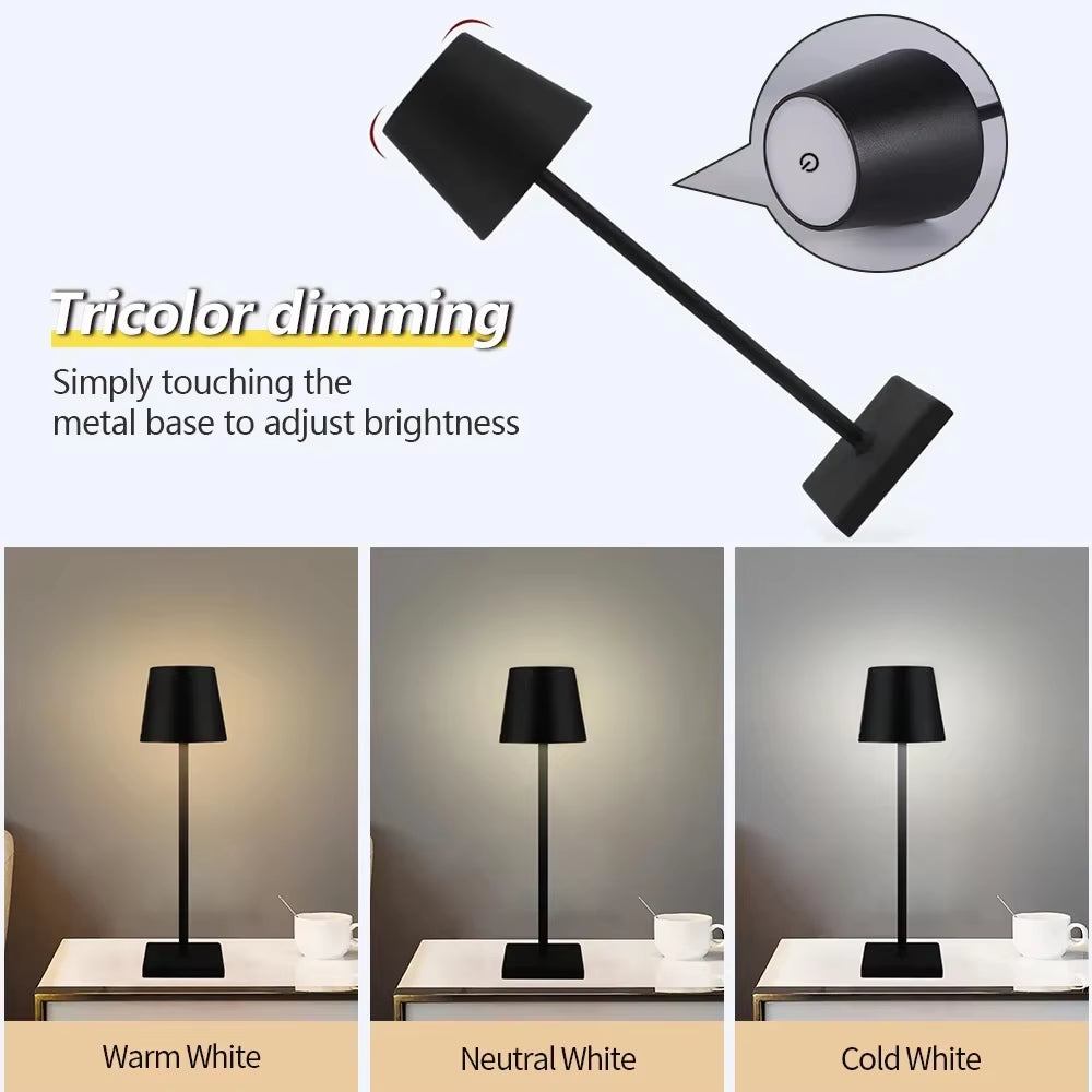 👉 “LED Desk Lamp – Rechargeable Touch Light | Wireless USB Table Lamp”
