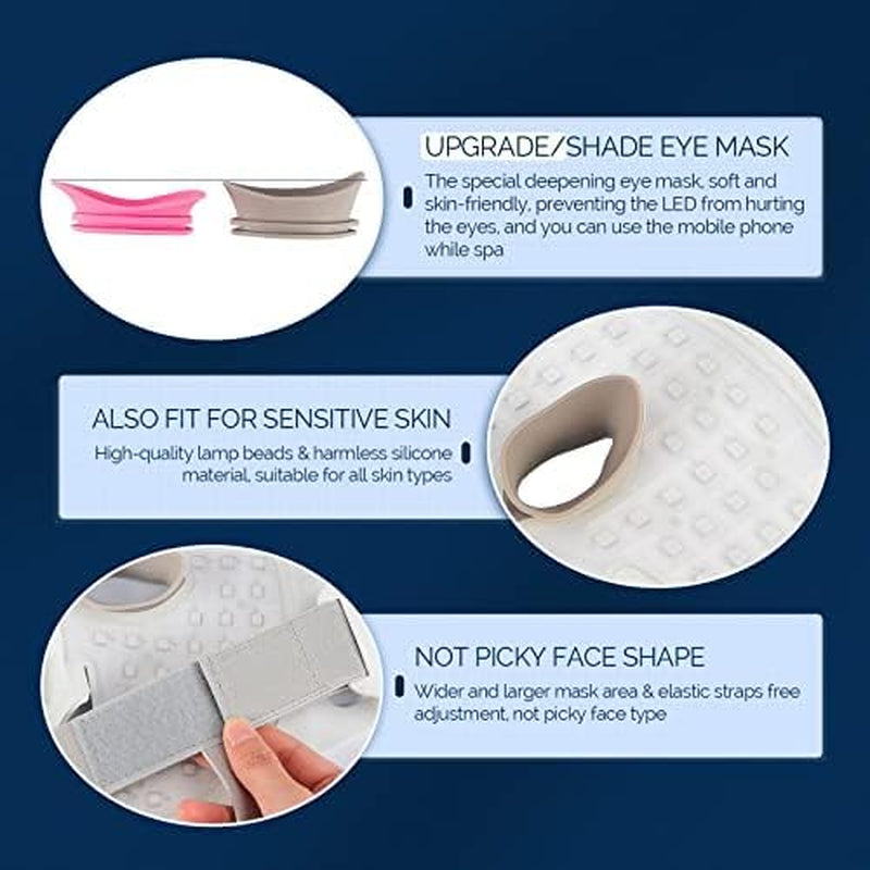 Revitalize Your Skin with Our LED Face Light Therapy Mask - Anti-Aging & Rejuvenating Mousse for a Youthful Glow