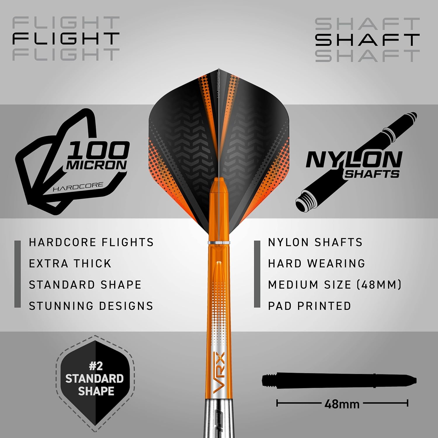 RED DRAGON Amberjack Professional DartsSet with Flights & Shafts - Precision Tungsten 80% Darts. Available in 22G, 23G, 24G, 25G, 26G, 27G, 28G, 30G