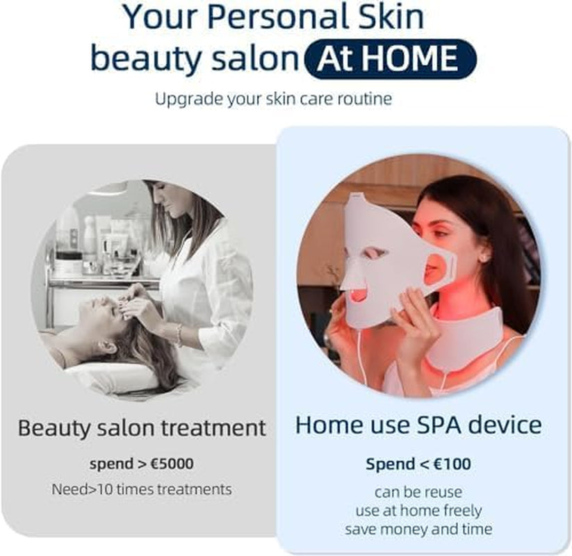 Revitalize Your Skin with Our LED Face Light Therapy Mask - Anti-Aging & Rejuvenating Mousse for a Youthful Glow