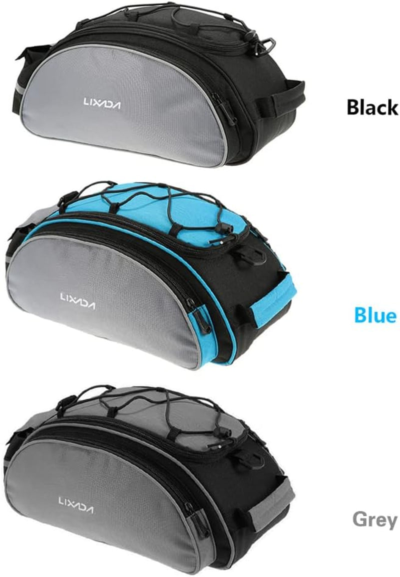 Versatile 13L Bicycle Back Pannier Bag - Perfect for Mountain Biking and Outdoor Adventures