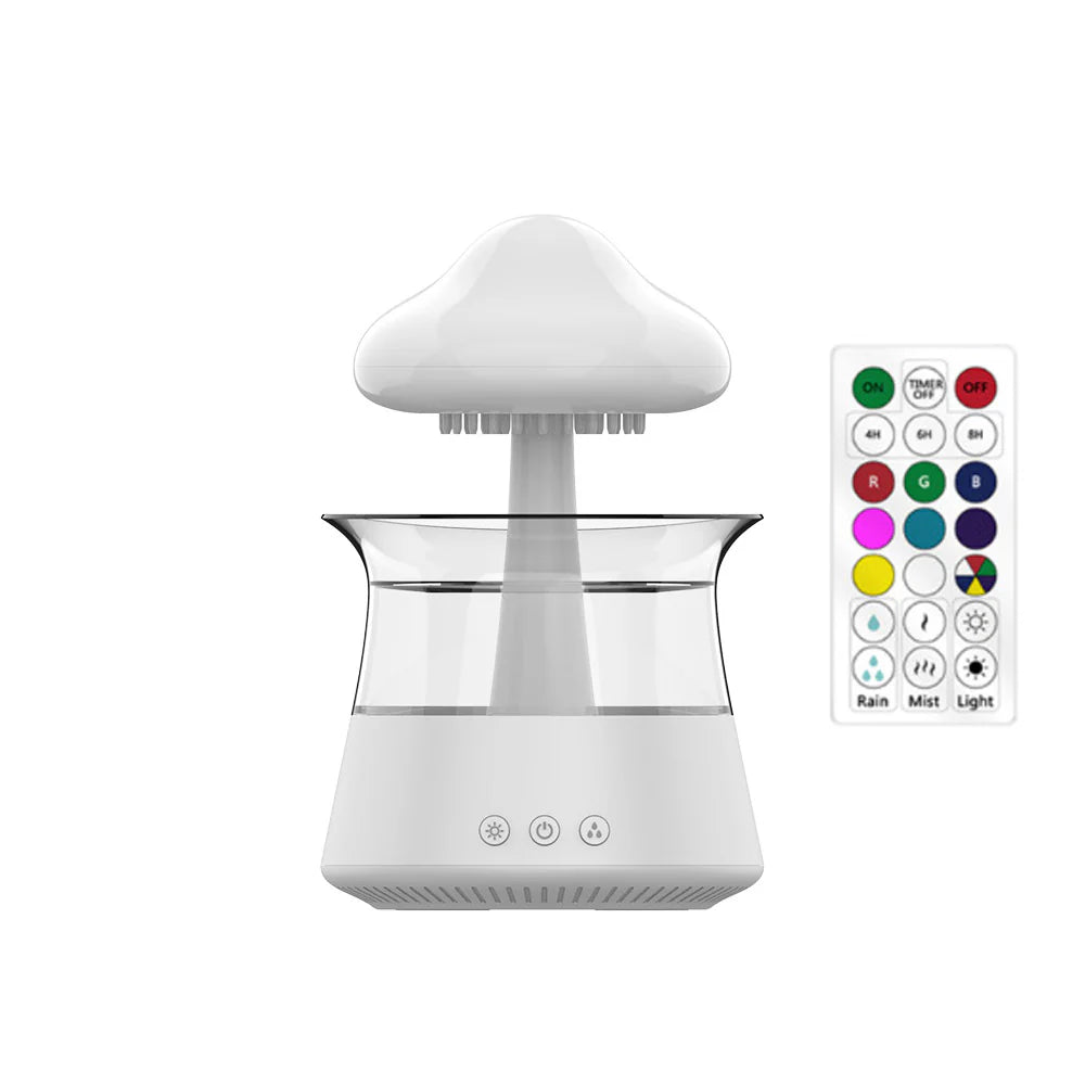 Transform Your Space with the Relax Cloud Rain Diffuser: A Colorful Ultrasonic Aromatherapy Humidifier
