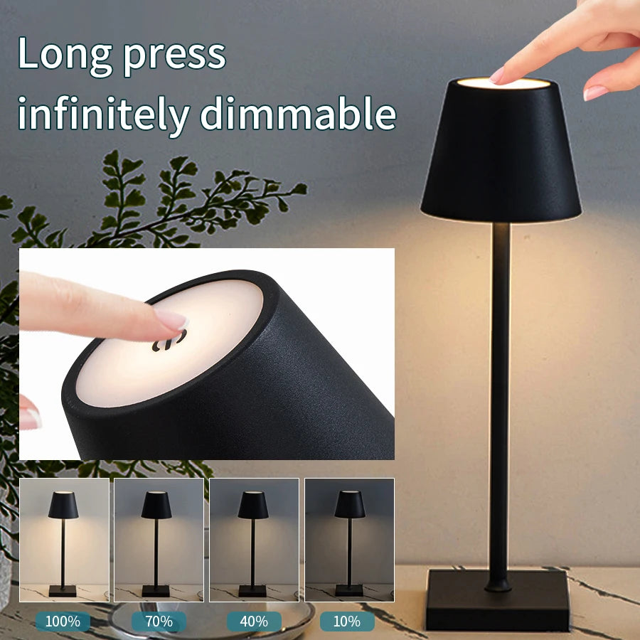 👉 “LED Desk Lamp – Rechargeable Touch Light | Wireless USB Table Lamp”